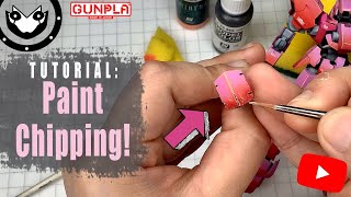 How to Weather Gunpla | Chipping Technique on Gunpla | Gunpla Weathering Tutorial !