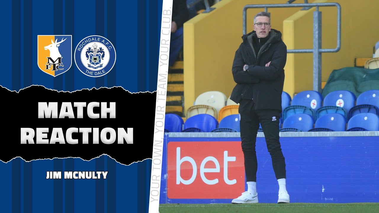 Jim McNulty On Mansfield Town Draw YouTube