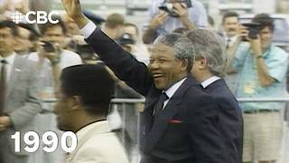 Nelson Mandela's first visit to Canada | CBC Archives screenshot 2