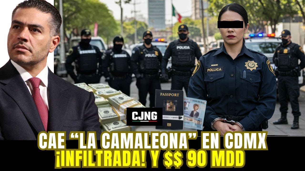 ¡HARFUCH Detiene A “LA CAMALEONA” en CDMX! Infiltrada, 90 MDD Y Una Identidad Falsa