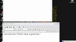 Windows Script Host. (Part 1.)