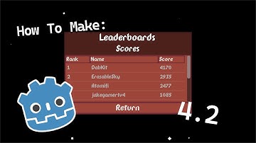 How To Make A Multiplayer Leaderboard // Godot 4.3! OUTDATED
