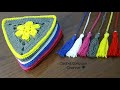 كروشيه شرشوبه عقاده لزينه رمضان How To Make A Tassels With Yarn 