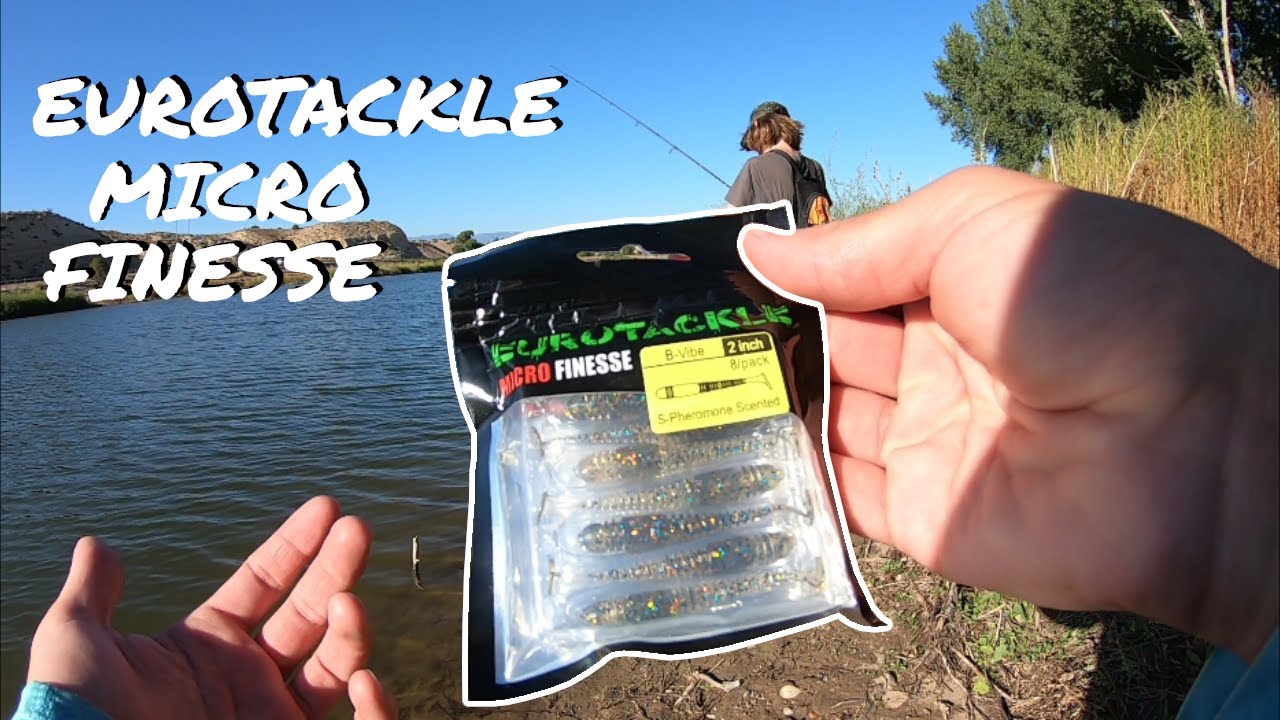 Catching BASS and CRAPPIE With the EUROTACKLE Micro Finesse B-VIBE!