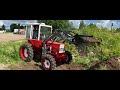 Tractor T30-A80 Front hydraulic loader, first test.
