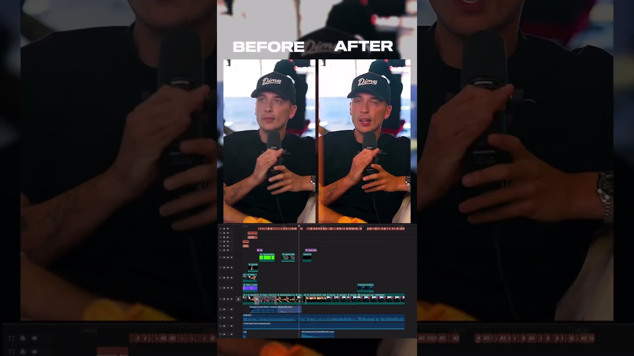BEFORE VS AFTER ATTRACTIVE SHORT EDIT #shorts