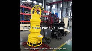 Hydroman® Underground Coal Mine Submersible Type Mud Pump with Agitator #slurrypump #waterpump