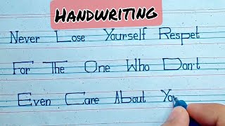 Clean handwriting || best neat and clean writing for students || educational writing