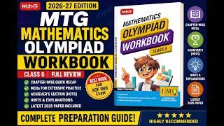 MTG Mathematics Olympiad Work Book For Class 6 Full Reviews // 2026-27