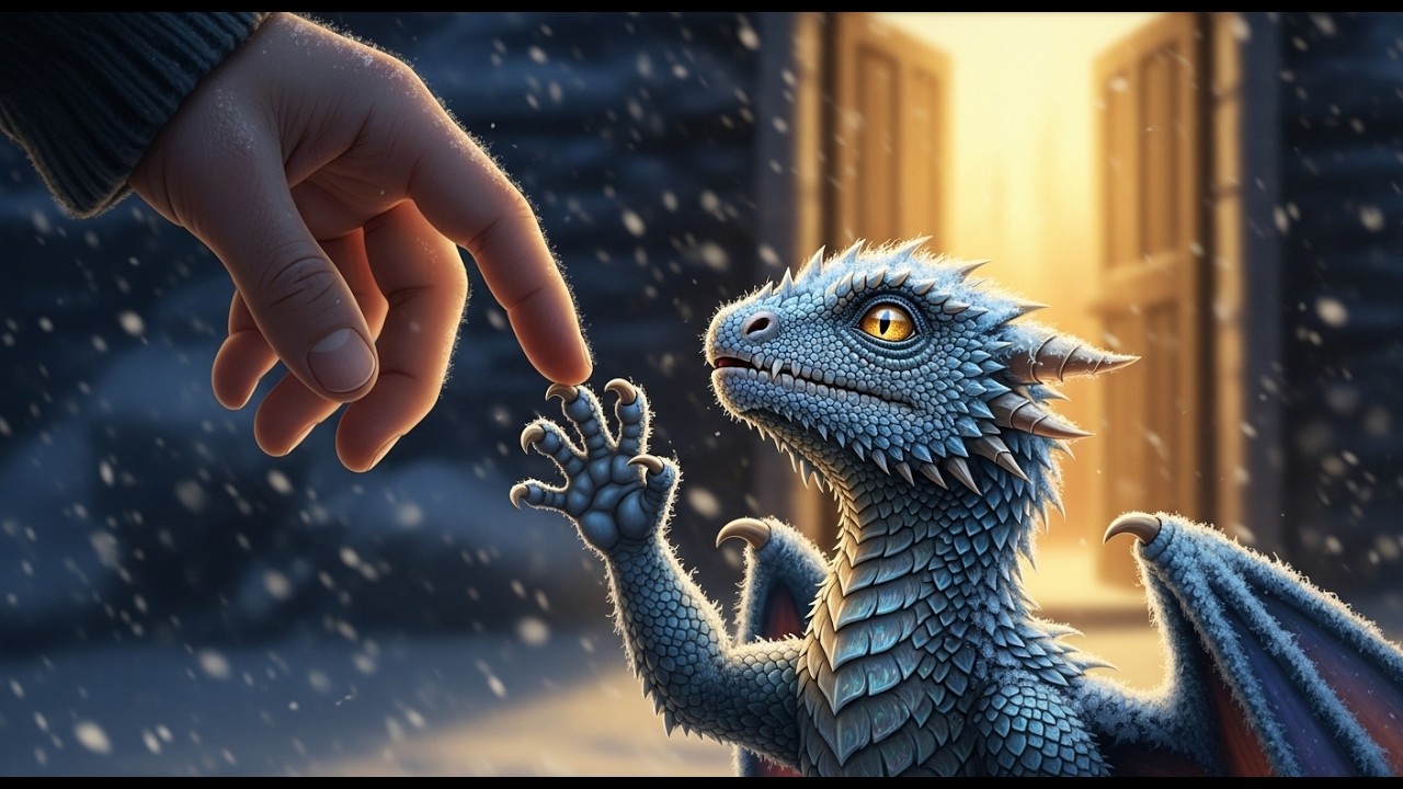 A Shivering Dragon Hatchling Knocked on a Human’s Door at Midnight | HFY | Dragon Stories
