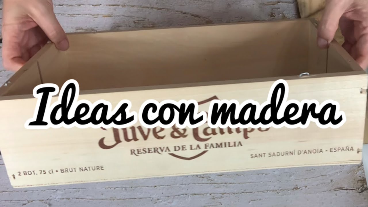 Ideas con madera reciclada para decorar