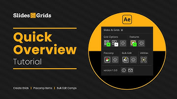 Slides & Grids for After Effects Quick Overview Tutorial
