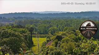 Live Chattanooga Railcam - #CSX line in bird sanctuary by Mile Post 123 in TN