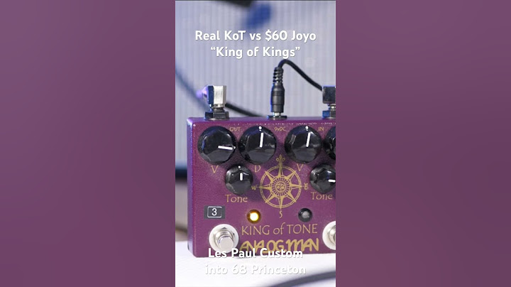 Analogman vs Joyo | King of Tone vs King of Kings