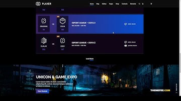 Plaxer - Gaming and eSports WordPress Theme 13 esport matches Asahi
