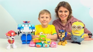 Робокар Поли и Щенячий Патруль ищут таланты - Музыкальные игрушки нотки Silly Squeaks Робокар Поли и Щенячий Патруль ищут таланты - Музыкальные игрушки нотки Silly Squeaks