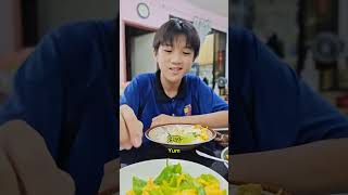 星期四的晚餐有#青椒炒蛋#参巴臭豆#冬瓜裙带菜汤#记录生活每一天 #8月20日  