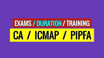 Exam structure of CA , ICMAP and PIPFA | Duration of CA , ICMAP and PIPFA | Training of CA , ICMAP