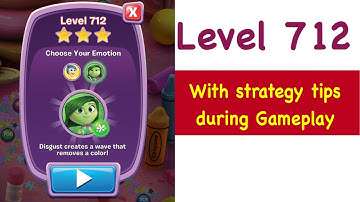 Inside Out Thought Bubbles - Level 712 - Tips and Strategy Gameplay Walkthrough No Boosters