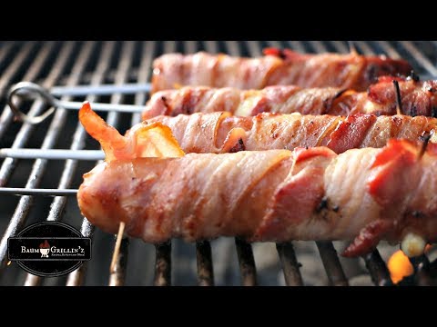 Bacon Wrapped Bratwursts | Bacon Cheese Hotdogs