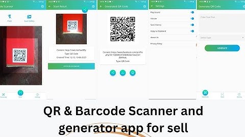 QR code Powerful QR Code & Barcode Scanner।।  Source code for sell