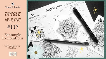 Zentangle Pattern Waybop - Step-by-Step Detailed Drawing with Basic Tools - Year 2024