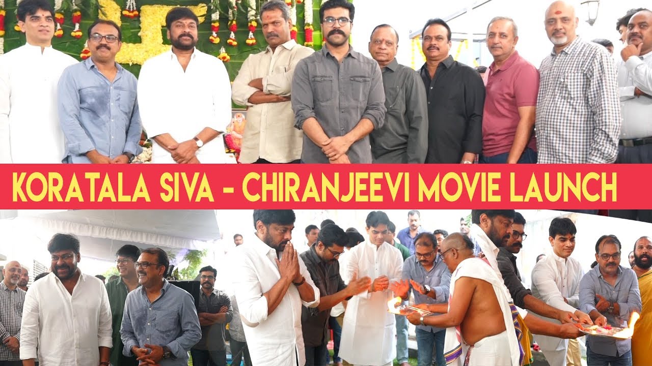 Megastar Chiranjeevi 152 Movie Launch | Chiru New Movie Opening