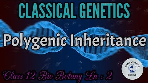 Polygenic Inheritance in tamil | Classical Genetics