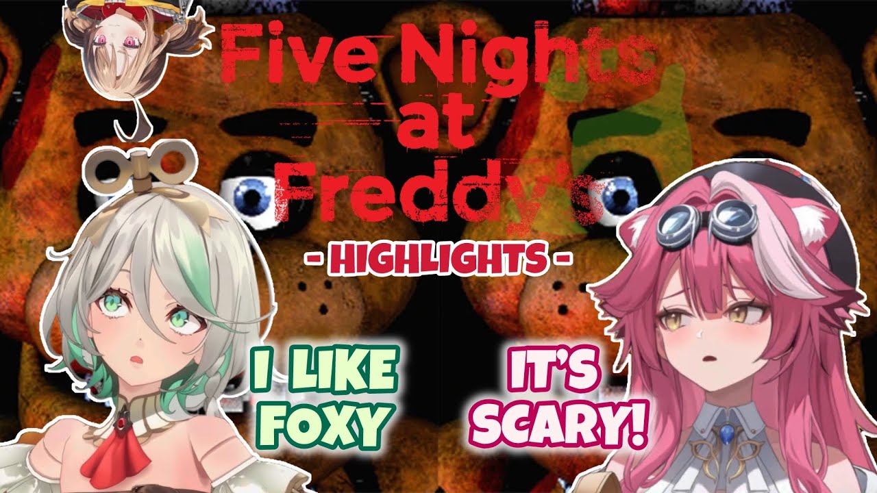 Raora Experienced HORROR and PANICKED on Her First FNAF with Cecilia【 HIGHLIGHTS 】| Hololive