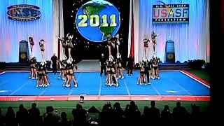 CheerForce Coed Black Worlds 2011.flv