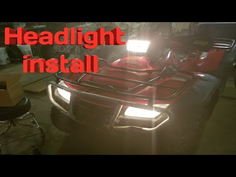 honda-foreman-headlight-installation-👍