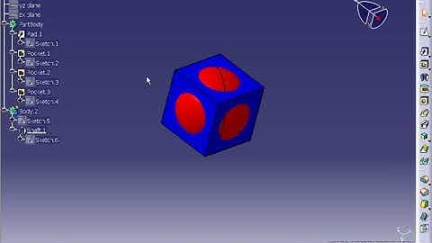103 Boolean Intersect || CATIA V5 Tutorial