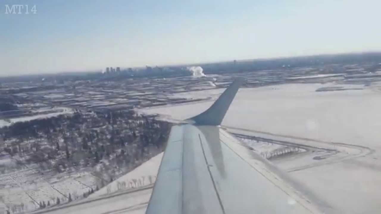 Flying From Winnipeg To London In The Winter (07/02/2014) YouTube