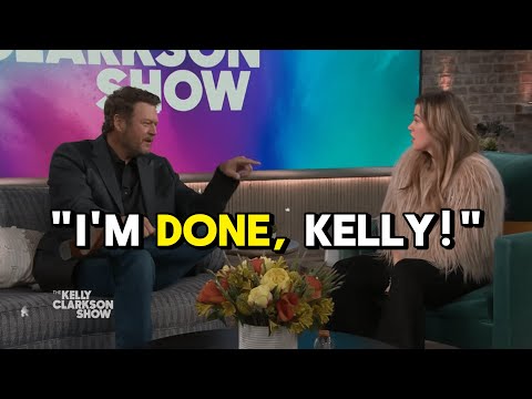 Blake Shelton ERUPTS On Kelly Clarkson's Show After Heated Confrontation.
