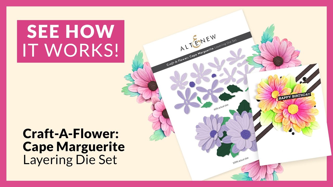 Craft-A-Flower: Cape Marguerite Layering Die Set
