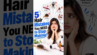 Haircare Mistakes You Need To Stop Now #shorts #haircare #hair