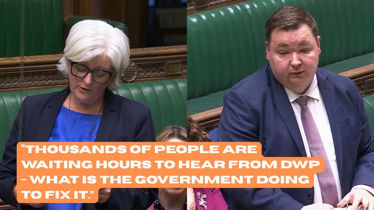 Watch my question on DWP wait times