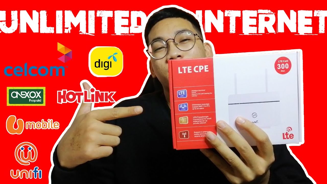 UNLIMITED 4G MODIFIED MODEM LTE CPE RS860 (2021) YouTube