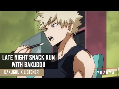 Late Night Snack Run With Bakugou ASMR | Bakugou x Listener (Breathing, Sleep Noises)