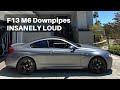 BMW F13 M6 Ceramic Coated Catless Downpipe Install! Listen to that TURBO SPOOL!