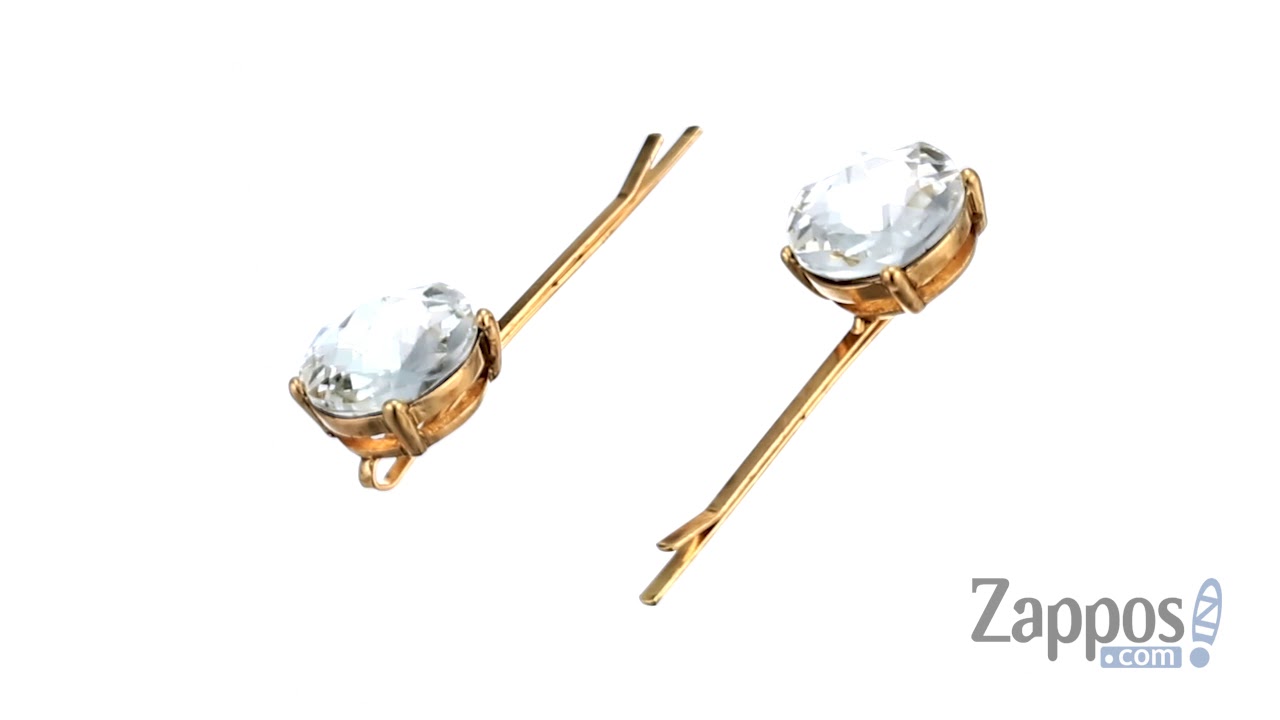 Steve Madden Round Rhinestone Design Hair Pin Set SKU: 9189524