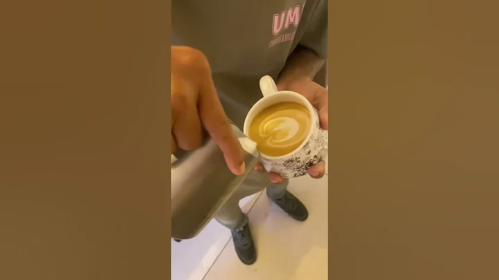 Let's Make Latte Art 😁☕🫶 #latteart #coffee #latte #shortvideo #shorts