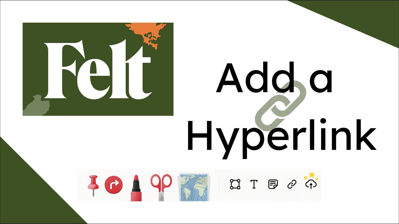 Hyperlink Map Felt - Add a Hyperlink to a Map - YouTube