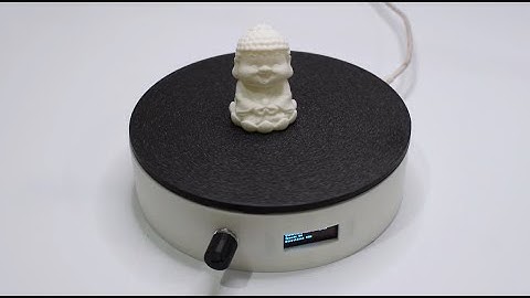 Variable Speed Motorized 360° Rotating Display Stand