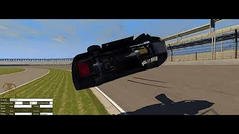 Mcqueen crash reenactment