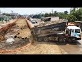 The Best Floor​ Missing Under Foundation Was​ Clutter​ Rock Soils​ With Skills Dozer Heavy TruckDump