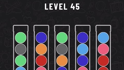 Ball Sort Puzzle Level 45 #ballsortpuzzle #ballsortpuzzlegameplay #puzzlegame #mobilegames