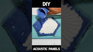 DIY acoustic panels #Shorts