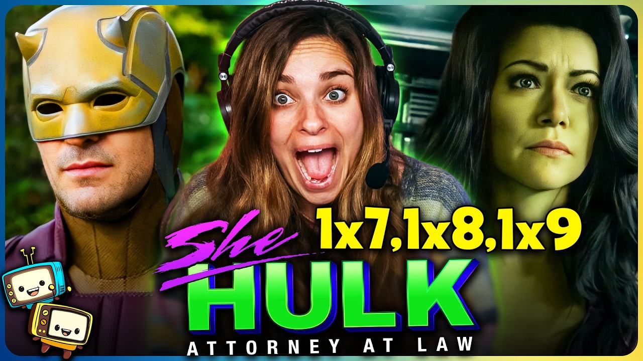 SHE-HULK: ATTORNEY AT LAW 1x7, 1x8 & 1x9 Reaction! | First Time Watch | Tatiana Maslany