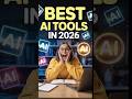 Best AI Tools for Students 2026 🤖📚 #ai #techlearn